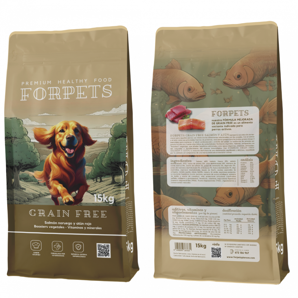 Pienso Forpets Grain Free Premium 15kg
