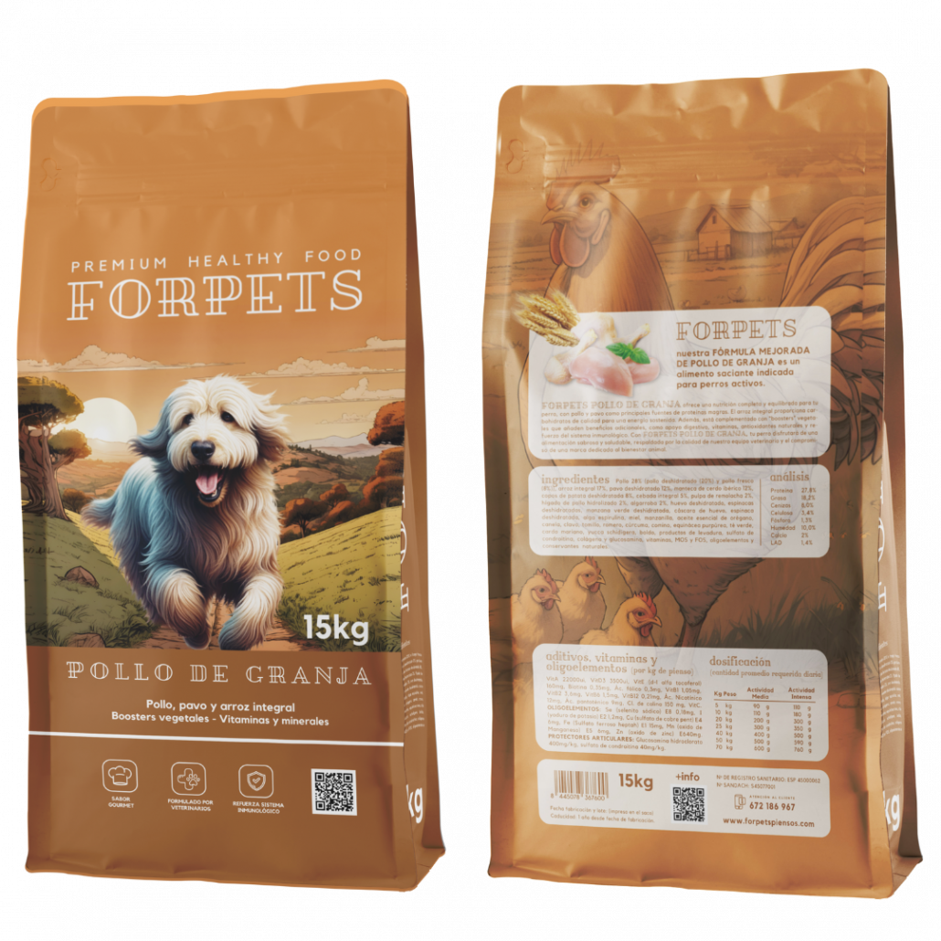 Pienso Forpets Pollo de granja 15kg