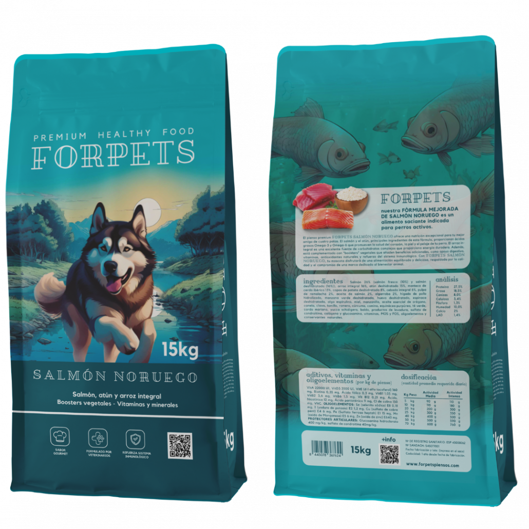 Pienso Forpets Salmón Noruego 15kg