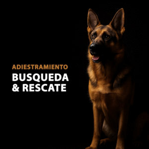 Adiestramiento canino en Búsqueda y Rescate en Madrid